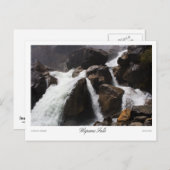 Wapama Falls Prints Postkarte (Vorne/Hinten)