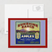 Wapato Washington Apples Postkarte (Vorne/Hinten)