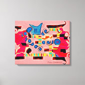 Wappen Abstrakte Leinwand (Vorderseite)