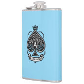 Wappen "Ace of Spades" — Kronleuchter Flachmann (Links)