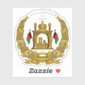 Wappen Afghanistans (2004-2021) Aufkleber (Blatt)