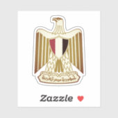 Wappen Ägyptens Aufkleber (Blatt)