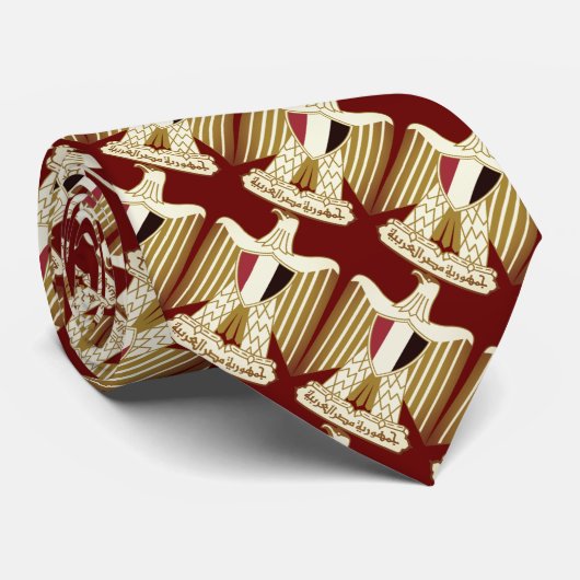 Wappen Ägyptens Krawatte (Gerollt)