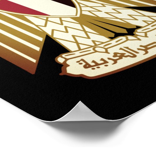 Wappen Ägyptens Poster (Ecke)