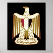 Wappen Ägyptens Poster (Vorne)