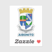 Wappen - Aibonito, Puerto Rico Aufkleber (Blatt)