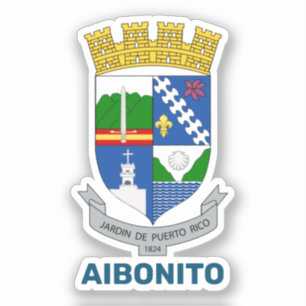 Wappen - Aibonito, Puerto Rico Aufkleber
