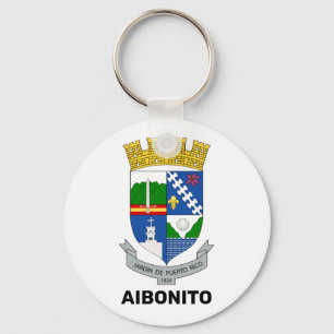Wappen - Aibonito, Puerto Rico Schlüsselanhänger