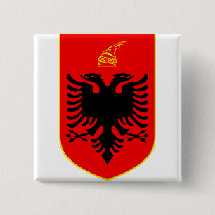 Wappen Albaniens Button