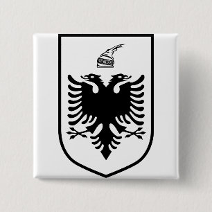 Wappen Albaniens Button