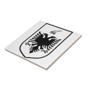 Wappen Albaniens Fliese (Seite)