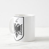 Wappen Albaniens Kaffeetasse (Vorderseite Links)