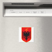 Wappen Albaniens Magnet (In Situ (Geschirrspüler))