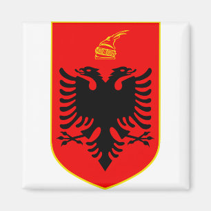 Wappen Albaniens Magnet