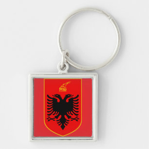 Wappen Albaniens Schlüsselanhänger