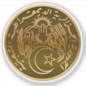 Wappen Algeriens Aufkleber (Vorderseite)