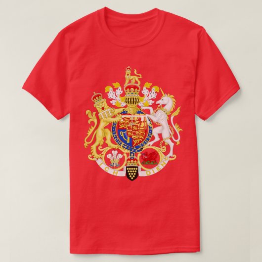 Wappen als Prinz von Wales T-Shirt (Design vorne)