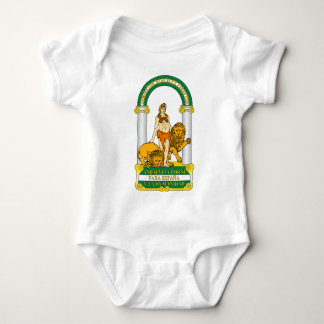 Wappen Andalusiens (Spanien) Baby Strampler