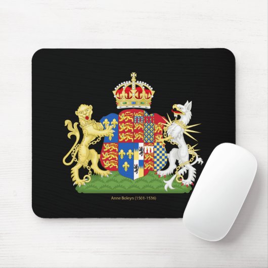 Wappen Anne Boleyn Mousepad (Mit Mouse)