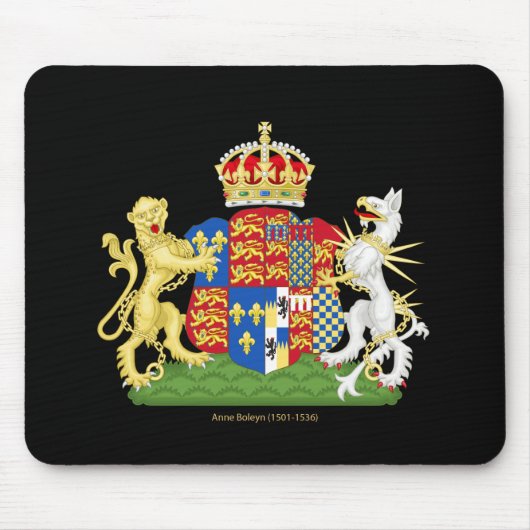 Wappen Anne Boleyn Mousepad (Vorne)