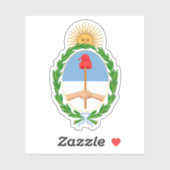 Wappen Argentiniens Aufkleber (Blatt)