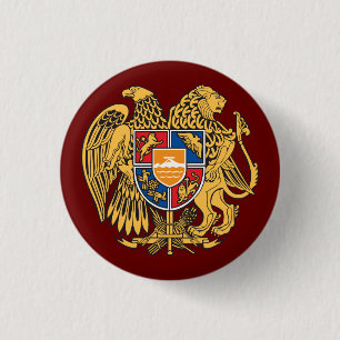Wappen Armeniens Button