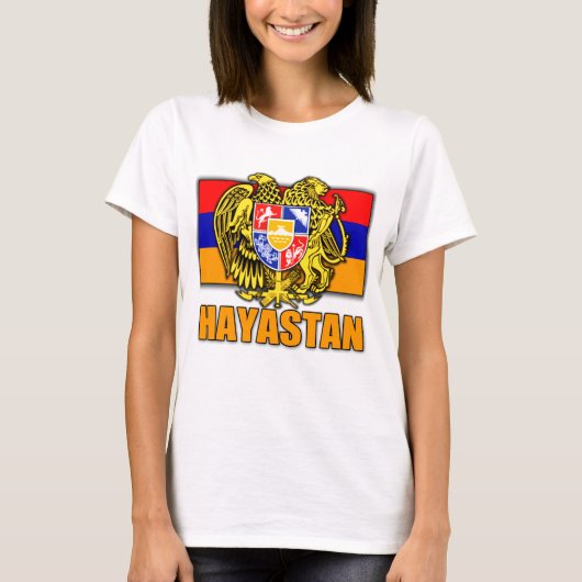 Wappen Armeniens Hayastan T-Shirt (Vorderseite)