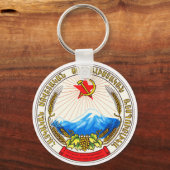 Wappen Armeniens Offizielles Heraltrockenzeichen Schlüsselanhänger (Vorderseite)