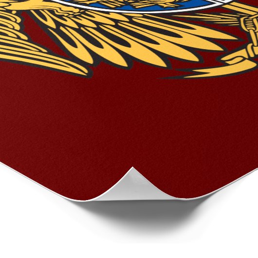 Wappen Armeniens Poster (Ecke)