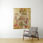 Wappen auf Pergament ver 5 Wandteppich (Beispiel)