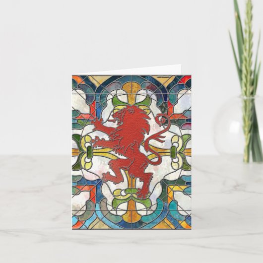Wappen aus Hartglas Karte (Vorderseite)