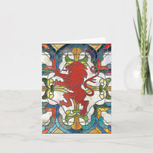 Wappen aus Hartglas Karte