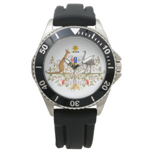 Wappen Australiens Armbanduhr