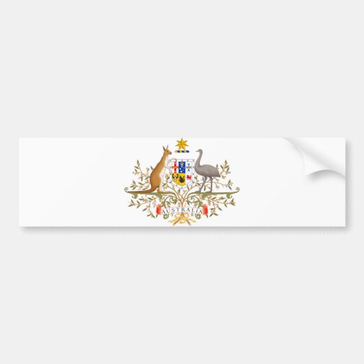 Wappen Australiens Autoaufkleber (Vorne)