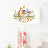 Wappen Australiens Banner (Insitu)
