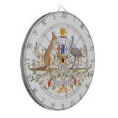 Wappen Australiens Dartscheibe (Vorderseite Links)