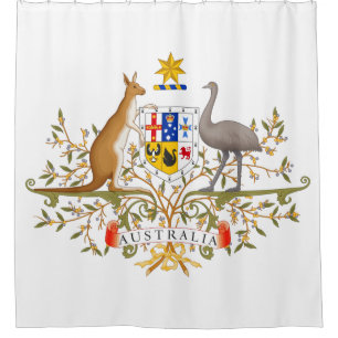 Wappen Australiens Duschvorhang