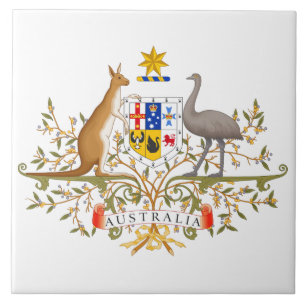 Wappen Australiens Fliese