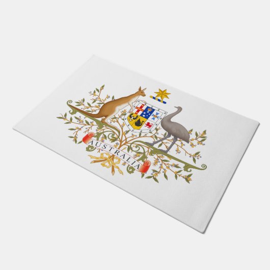 Wappen Australiens Fußmatte (Schrägansicht)