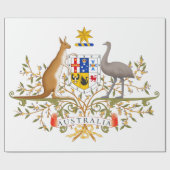 Wappen Australiens Geschenkpapier (Flach)