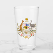 Wappen Australiens Glas (Vorderseite)
