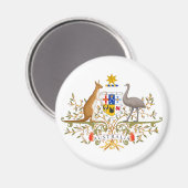 Wappen Australiens Magnet (Vorderseite/Rückseite)