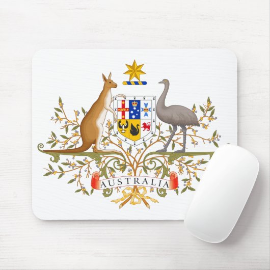 Wappen Australiens Mousepad (Mit Mouse)