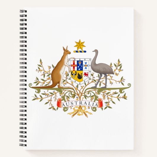 Wappen Australiens Notizblock (Vorderseite)