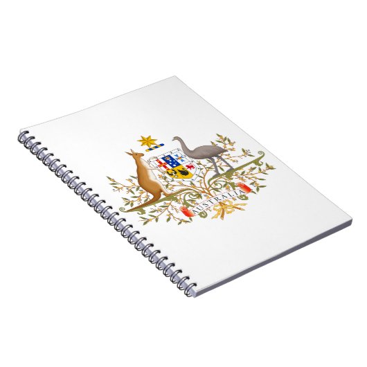 Wappen Australiens Notizblock (Rechte Seite)