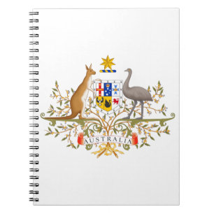 Wappen Australiens Notizblock