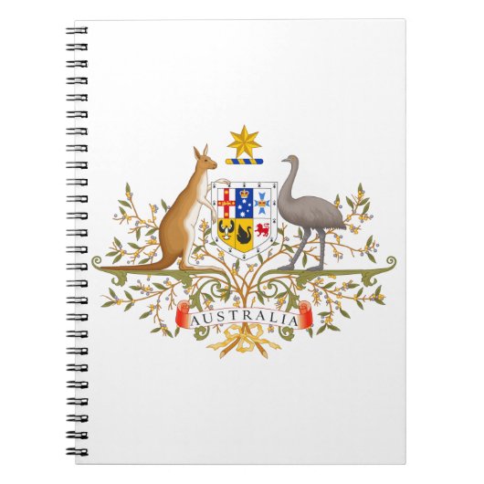 Wappen Australiens Notizblock (Vorderseite)