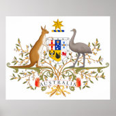 Wappen Australiens Poster (Vorne)