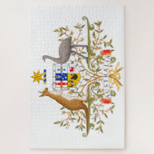 Wappen Australiens Puzzle (Vertikal)