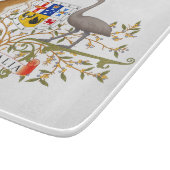 Wappen Australiens Schneidebrett (Ecke)